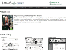 Tablet Screenshot of laurus.com.pl