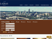 Tablet Screenshot of laurus.lt